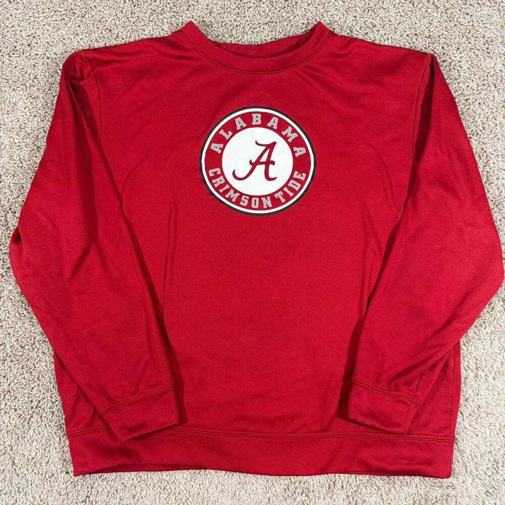Alabama Crimson Tide Sweatshirt Womens XL Red Crewneck NCAA College Football